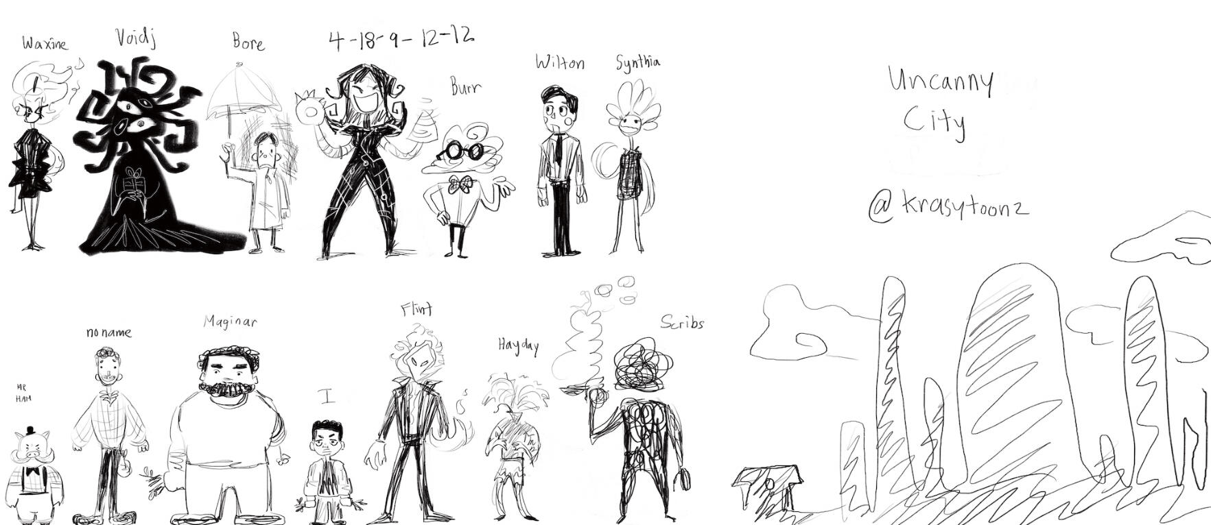 characters not all are included! (Nov 2023)